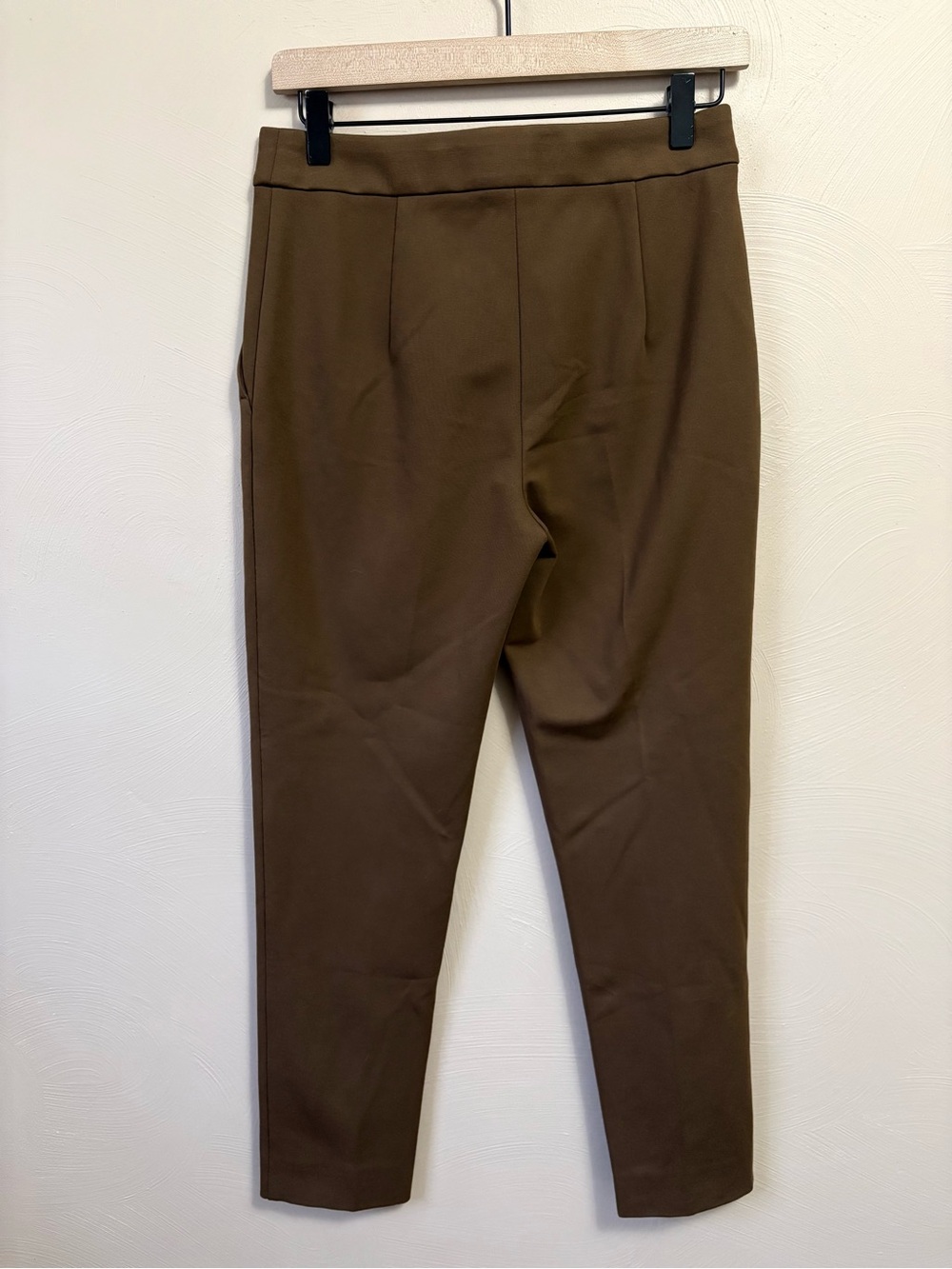 Max Mara Pegno Pocket Straight Leg Trousers Brown Size 6 - Picture 11 of 14